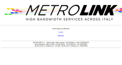 Desktop Screenshot of metrolink.it