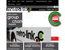 Tablet Screenshot of metrolink.com.au